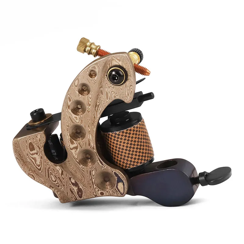 Messing tattoo machinegeweer shader