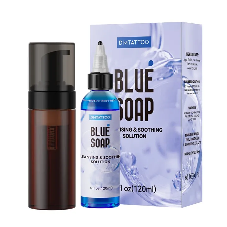 Tattoo Cleaning Blue Soap